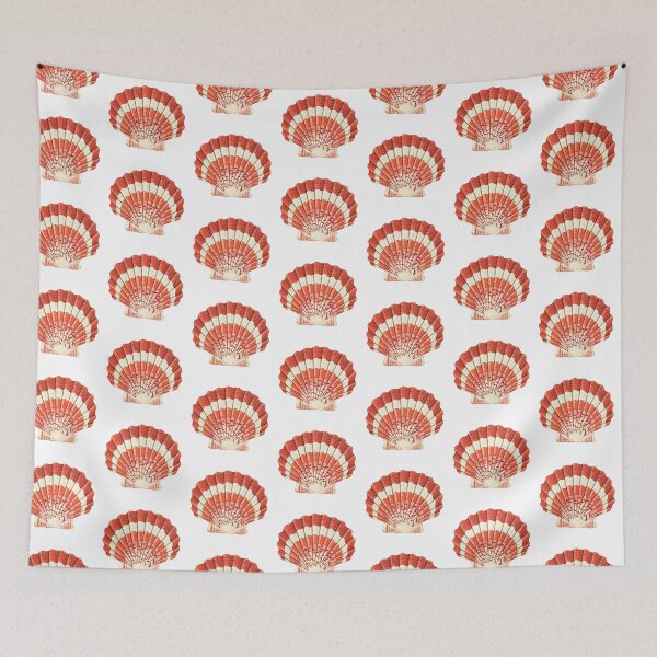 Item preview, Red Scallop designed and sold by TheTimeMachine.