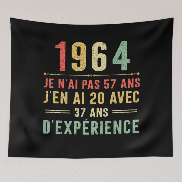 Item preview, Je n'ai pas 57 ans, j'en ai 20 avec 37 ans d'expérience. Vintage 1964 designed and sold by mharlan0ue.
