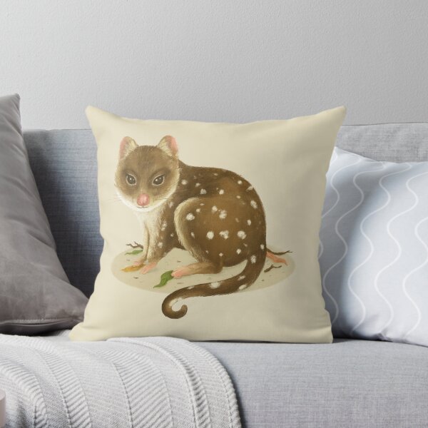 The Lovely Quoll Throw Pillow
