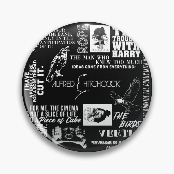 Item preview, Alfred Hitchcock quotes. Birthday party gifts. Officially licensed merch. designed and sold by chrlalexandru.