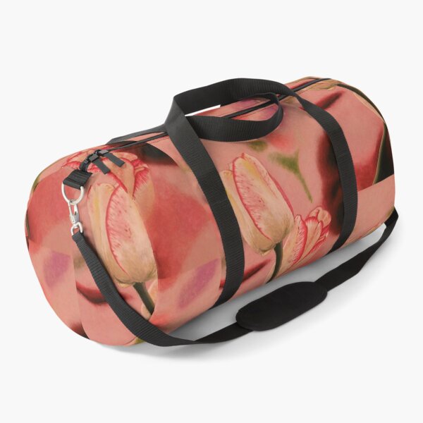 Item preview, White Tulips With Mauve Stripes designed and sold by colouroz.
