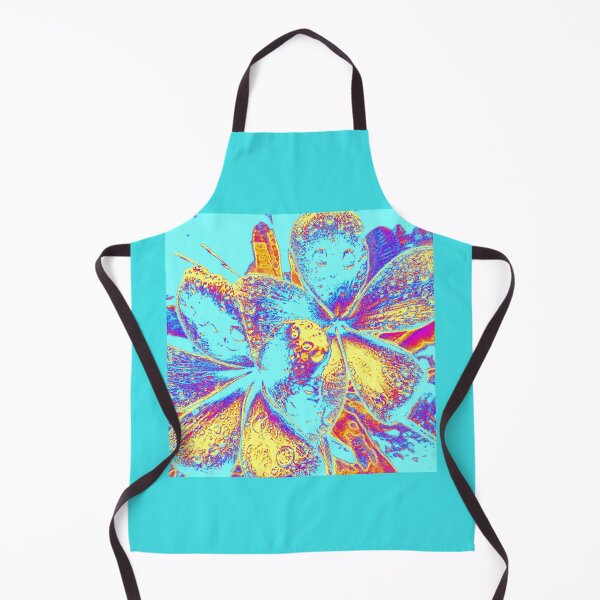 Item preview, FLORAL FRANGIPANI ART IN PASTEL BLUE designed and sold by Opalbluerose.