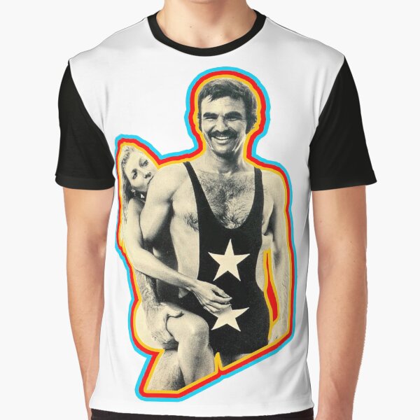70s Styling Burt Reynolds Graphic T-Shirt