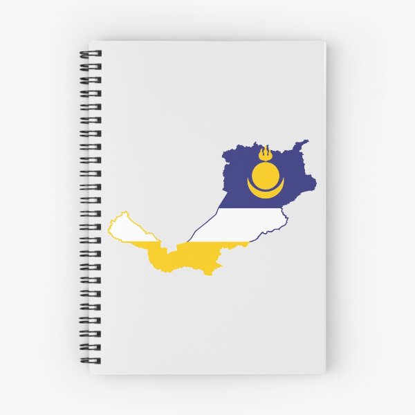 Item preview, Flag Map of Republic of Buryatia designed and sold by abbeyz71.