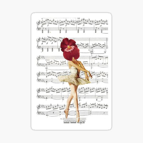 Pansy Tunes Sticker