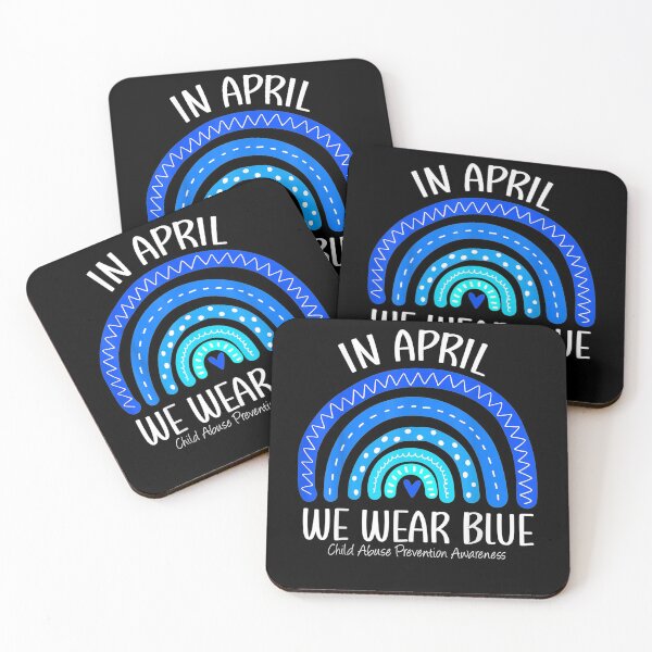 Item preview, Rainbow April We Wear Blue Child Abuse Prevention Awareness designed and sold by markknotts.