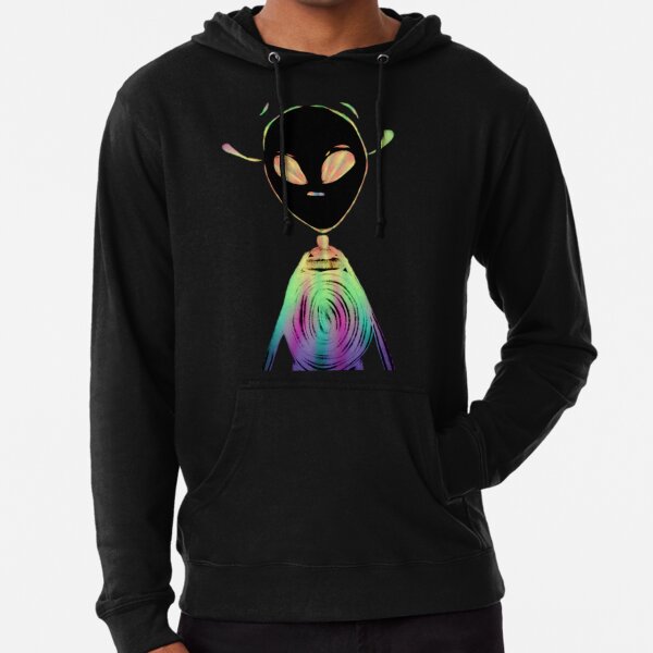 trippy alien hoodie