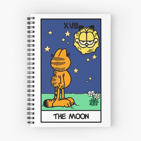 Item preview, the moon tarot card but it's garfield  designed and sold by jxliahx.