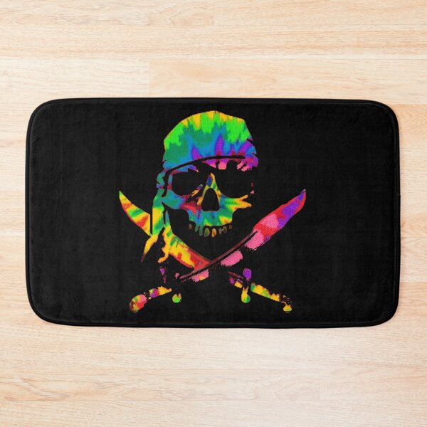 Item preview, COOL TIE DYED JOLLY ROGER designed and sold by THE AMERICAN TEEVANGELIST.
