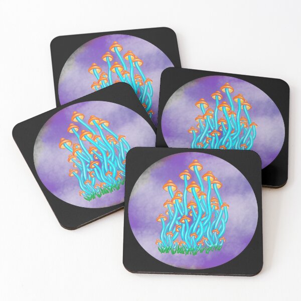 Item preview, Misty Magic Mushrooms designed and sold by Marie Daum.