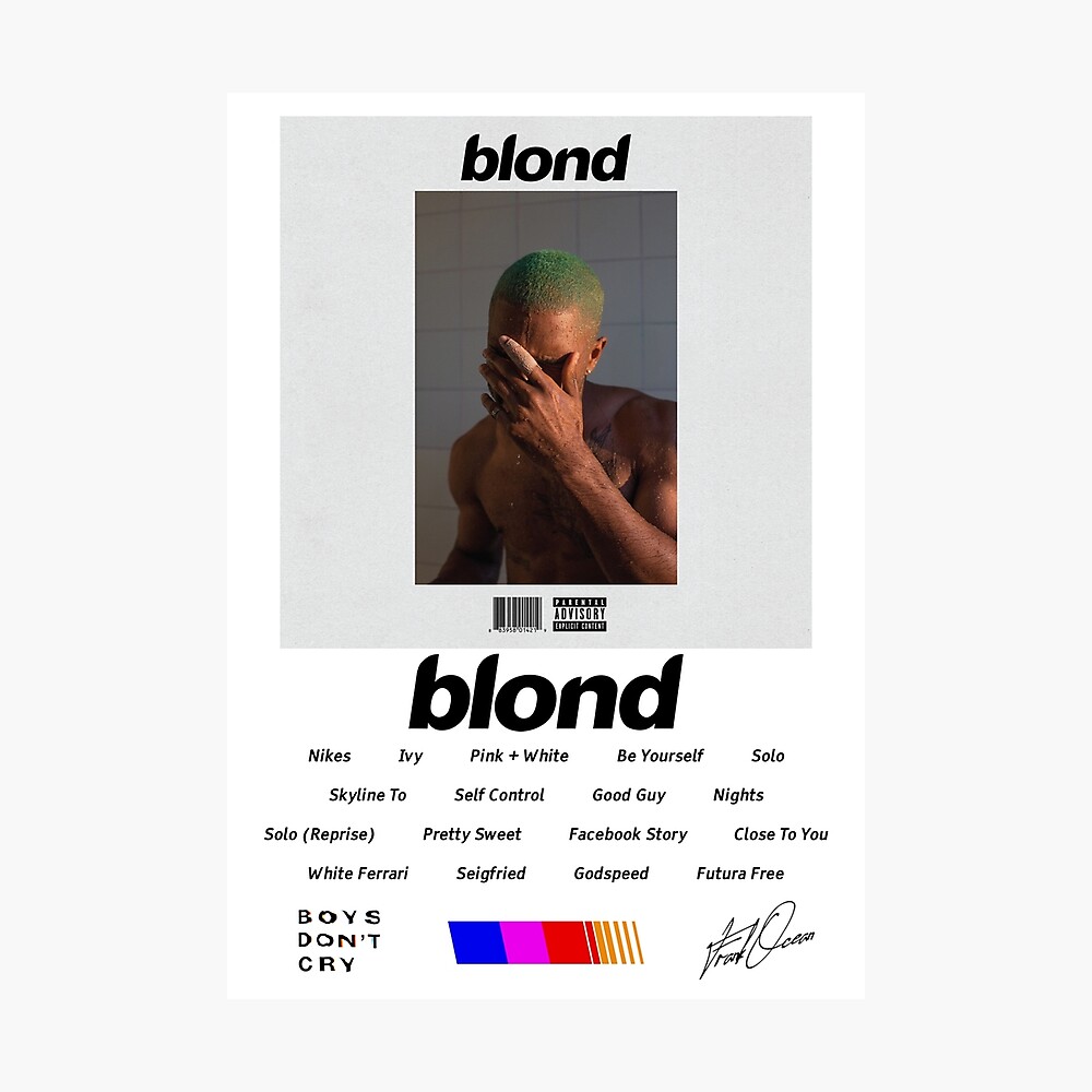 Frank Ocean Blonde Album - Tracklist