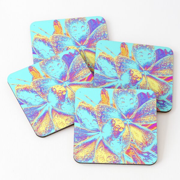Item preview, FLORAL  FRANGIPANI ART IN PASTEL BLUE  designed and sold by Opalbluerose.