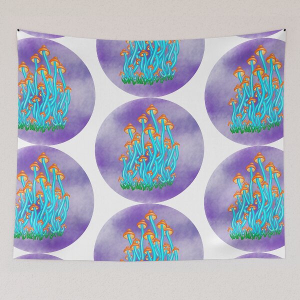 Item preview, Misty Magic Mushrooms designed and sold by Marie Daum.