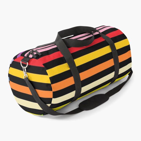 Item preview, Broader Spectrum Rainbow and Black Stripes designed and sold by lornakay.