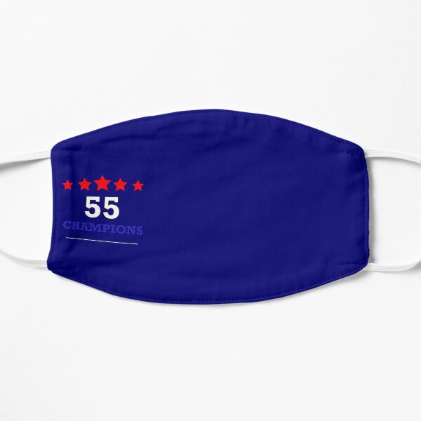 Rangers 55 T Shirt Champions 2021 Blue Flat Mask
