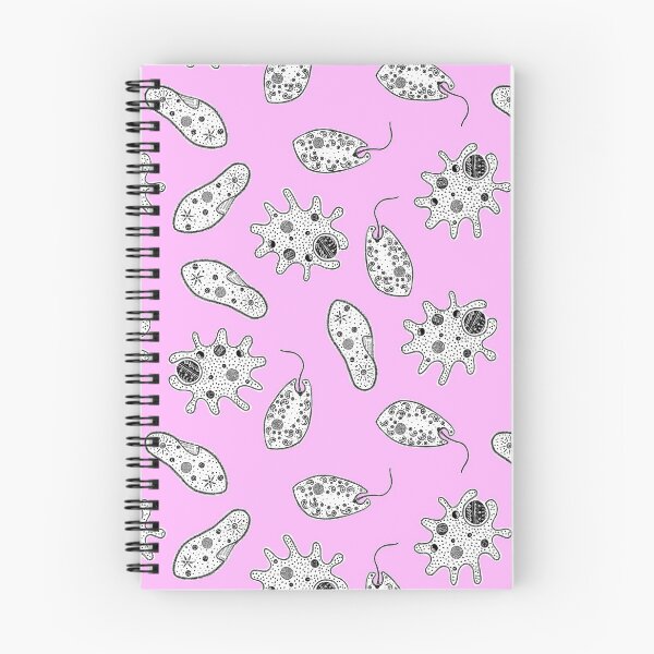 Item preview, Black and White Microbes on Pink designed and sold by fogoosherie.
