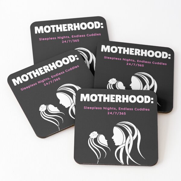 Item preview, Motherhood: Sleepless Nights, Endless Cuddles (daughter) designed and sold by JJs-Tees.