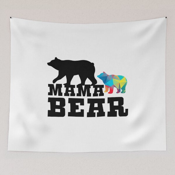Item preview, Mama Bear And Baby Geometric Shape Gift designed and sold by TTFMerch.