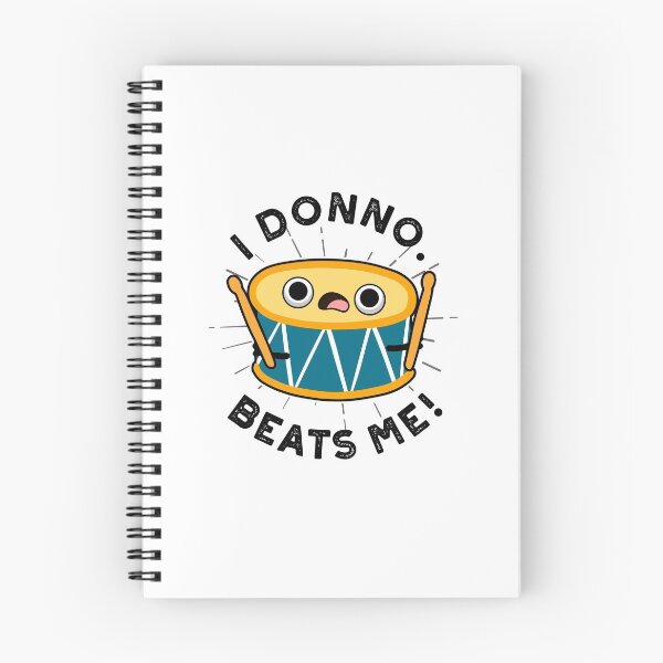 Item preview, I Donno Beats Me Funny Drum Puns  designed and sold by punnybone.