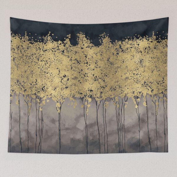 Item preview,  golden forest tree painting  designed and sold by artjood.
