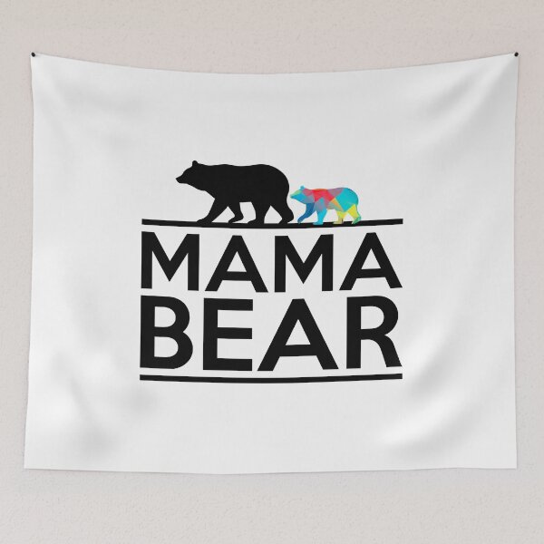 Item preview, Mama Bear And Baby Geometric Shape Gift designed and sold by TTFMerch.