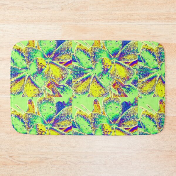 Item preview, FRANGIPANI FLORAL MODERN ART IN LIME GREEN  designed and sold by Opalbluerose.