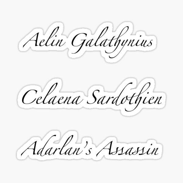 Item preview, Aelin Galathynius designed and sold by doodlesbymo.