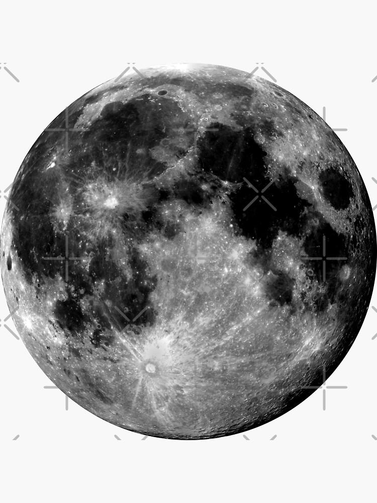 Free: Moon png sticker, astronomy illustration