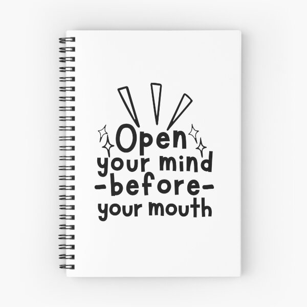 Item preview, Open Your Mind Before Your Mouth  designed and sold by SweetAndSpice.