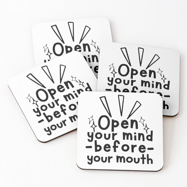 Item preview, Open Your Mind Before Your Mouth  designed and sold by SweetAndSpice.