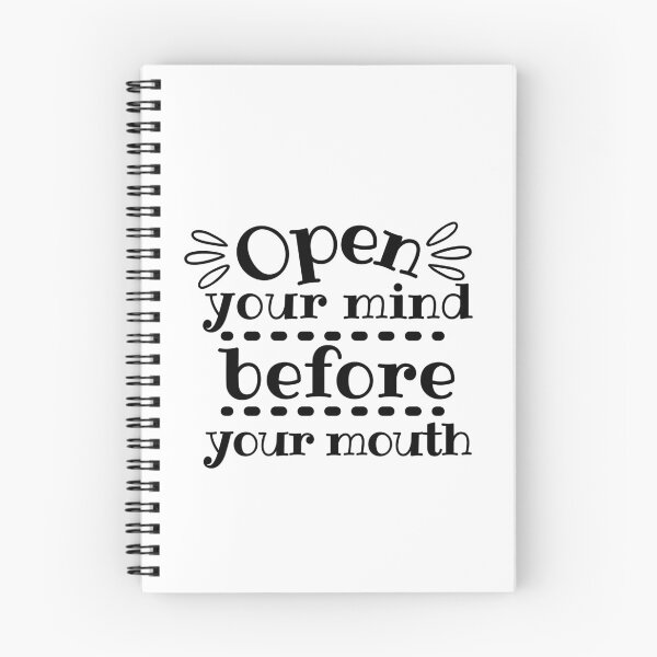 Item preview, Open Your Mind Before Your Mouth  designed and sold by SweetAndSpice.