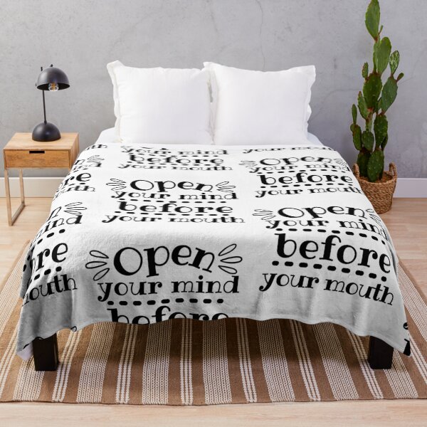 Item preview, Open Your Mind Before Your Mouth  designed and sold by SweetAndSpice.
