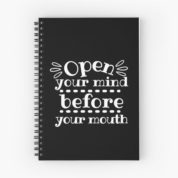 Item preview, Open Your Mind Before Your Mouth  designed and sold by SweetAndSpice.