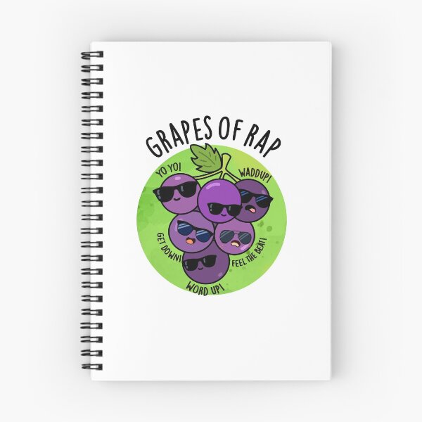 Item preview, Grapes Of Rap Funny Fruit Puns  designed and sold by punnybone.