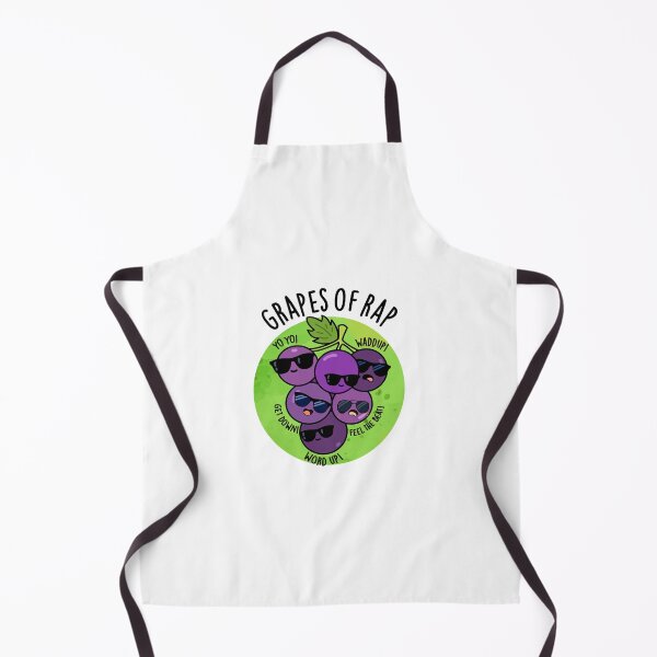 Item preview, Grapes Of Rap Funny Fruit Puns designed and sold by punnybone.