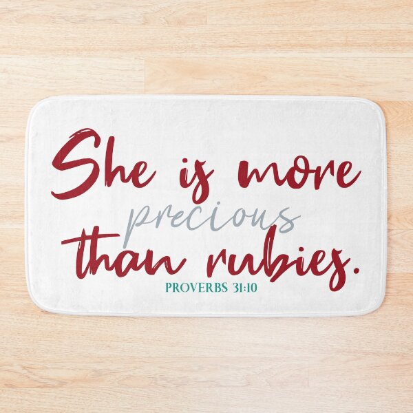 Item preview, More Precious Than Rubies Proverbs 31 Christian  designed and sold by ARS Design.