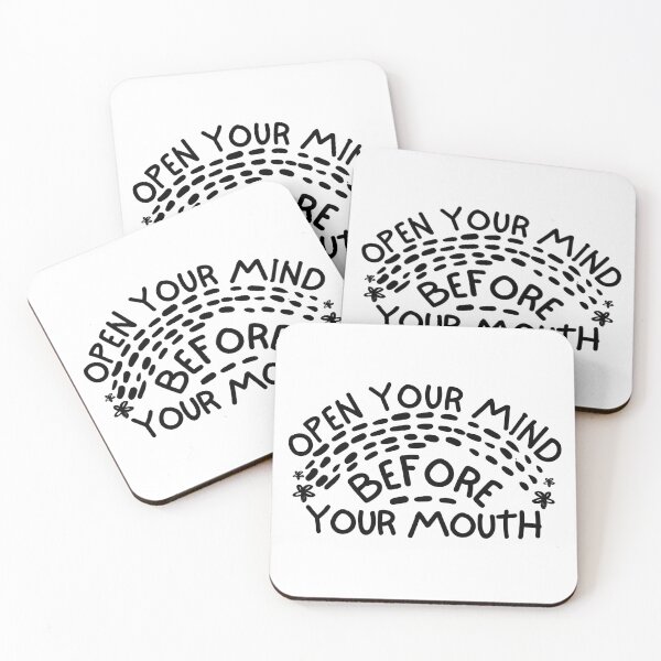Item preview, Open Your Mind Before Your Mouth  designed and sold by SweetAndSpice.