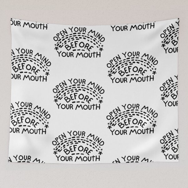 Item preview, Open Your Mind Before Your Mouth  designed and sold by SweetAndSpice.