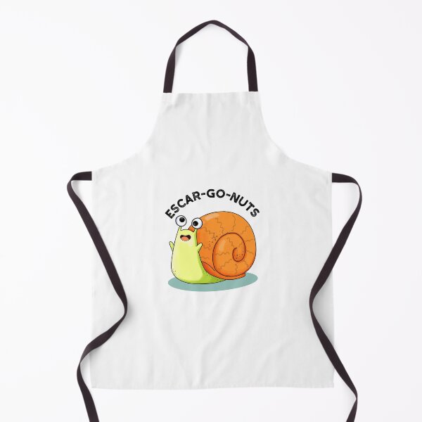 Item preview, Escar-go Nuts Funny Escargot Snail Puns designed and sold by punnybone.