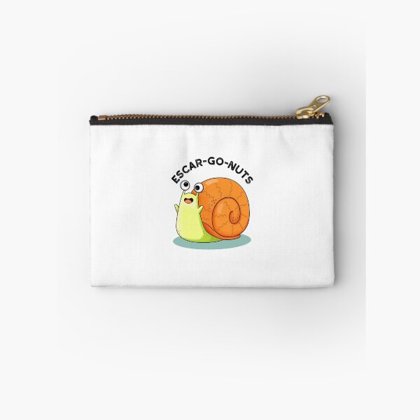 Item preview, Escar-go Nuts Funny Escargot Snail Puns  designed and sold by punnybone.