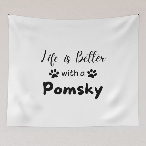 Item preview, Life is Better With a Pomsky designed and sold by Akihiko Daisuka.