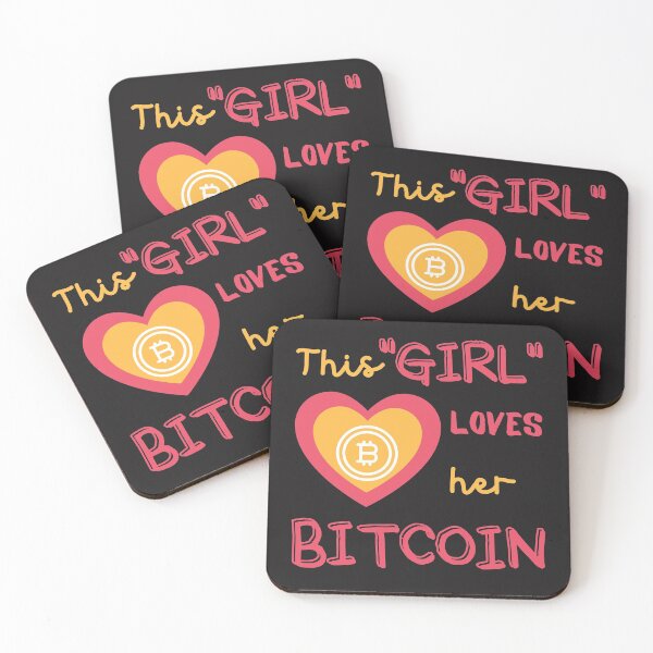 Item preview, This Girl Loves Her Bitcoin, crytocurrency bitcoin designed and sold by sirina2796.