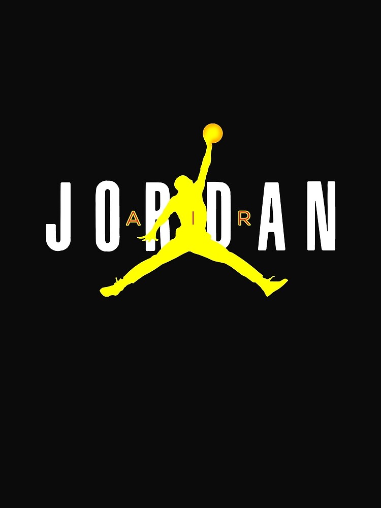 air jordan logo gold