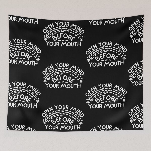 Item preview, Open Your Mind Before Your Mouth  designed and sold by SweetAndSpice.