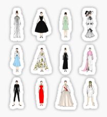 Outfits of Audrey Fashion Sticker