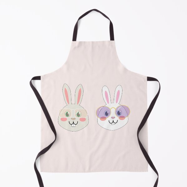 Item preview, Bunny with glasses, Rabbit with glasses, endless pattern, White And Grey Retro, gray, Kawaii Pink designed and sold by bubbley2021.