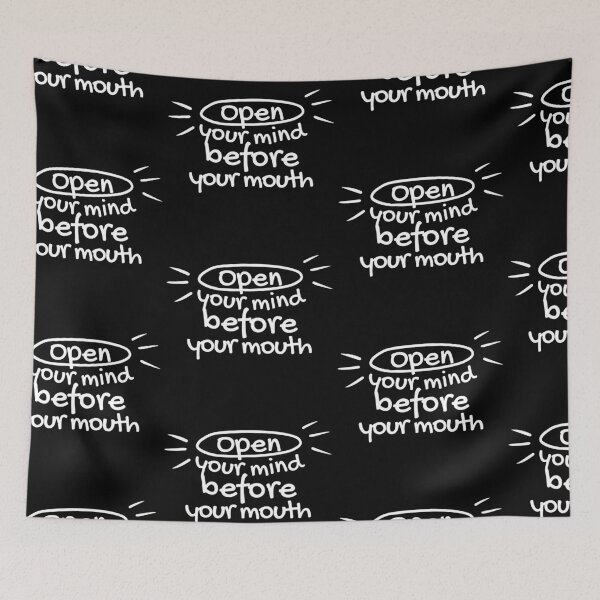 Item preview, Open Your Mind Before Your Mouth  designed and sold by SweetAndSpice.