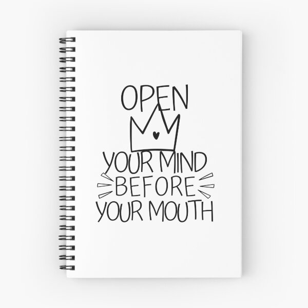 Item preview, Open Your Mind Before Your Mouth  designed and sold by SweetAndSpice.