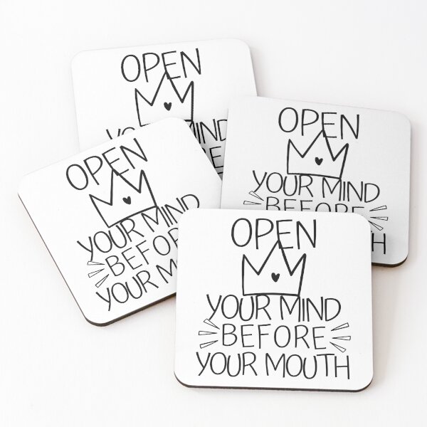Item preview, Open Your Mind Before Your Mouth  designed and sold by SweetAndSpice.