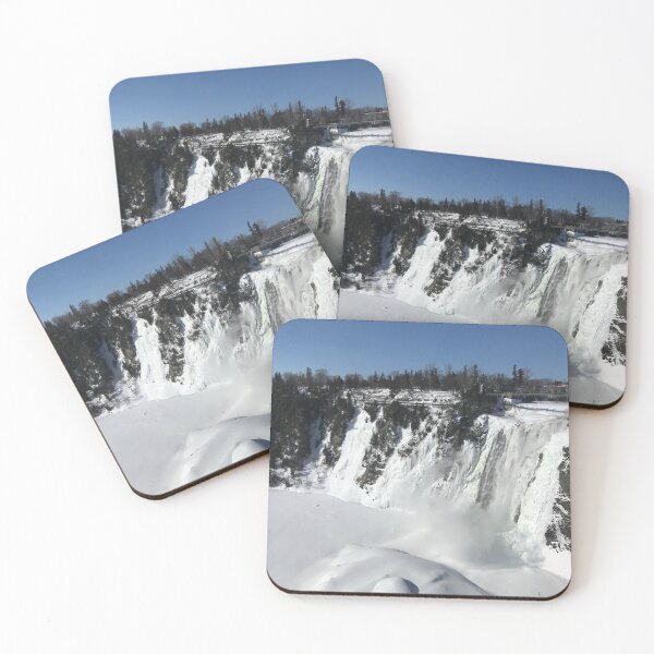 Item preview, Winter at Montmorency Falls, Quebec designed and sold by nobodybrief13.